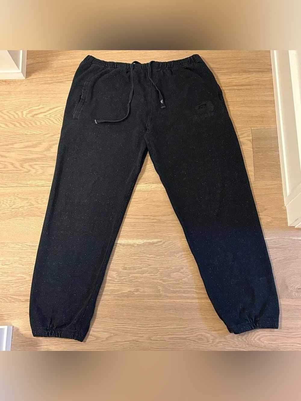 Roots Men's Black Drawstring Sweatpants